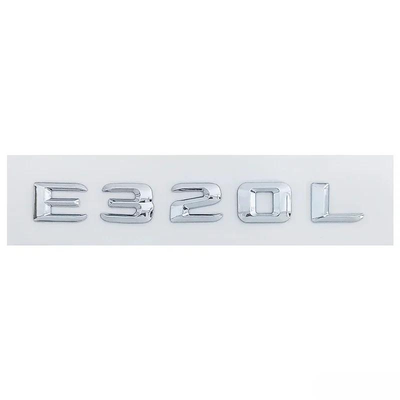 ABS Car Rear Trunk Emblem Sticker Letter Decal for Mercedes Benz C63 A45 E320L E350L S400L A220L ML350 GLS450 CLA260 Accessories