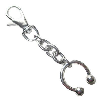 Punk Charm Horseshoe Clip Keychain Korejský Geometrický Batoh Přívěsek Goth Příslušenství Klíčenky Grunge Rock Jewelry