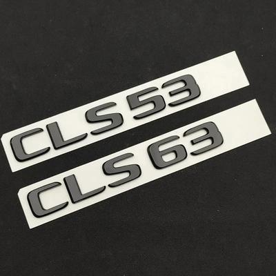 3D ABS Chromované Písmena Zadní Víko Kufru Auta Samolepka Znak Pro Mercedes CLS 53 63 AMG W218 W219 CLS53 CLS63 Emblem Logo Auto Doplňky