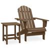 VidaXL Adirondack Garden Chair with Table Fir Wood Brown