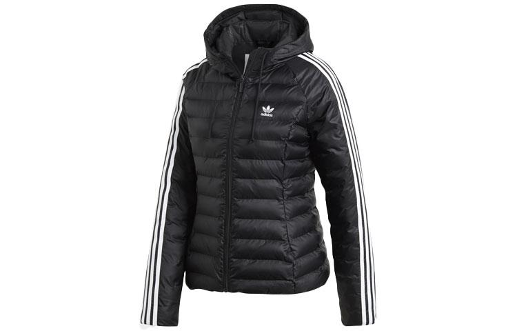 Adidas Originals three-stripe hooded puffer jacket ED4784 30
