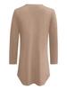 Women's V-Neck Button-Up Long Sleeve Top for Fall/Winter