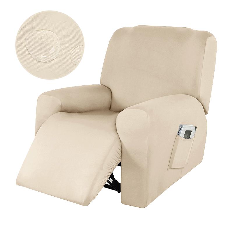 Waterproof Recliner Sofa Cover Non-Slipmilk Silk Sofa Cover For Living Room Single Sofa Chair Couch Cover Armchair Covers Home