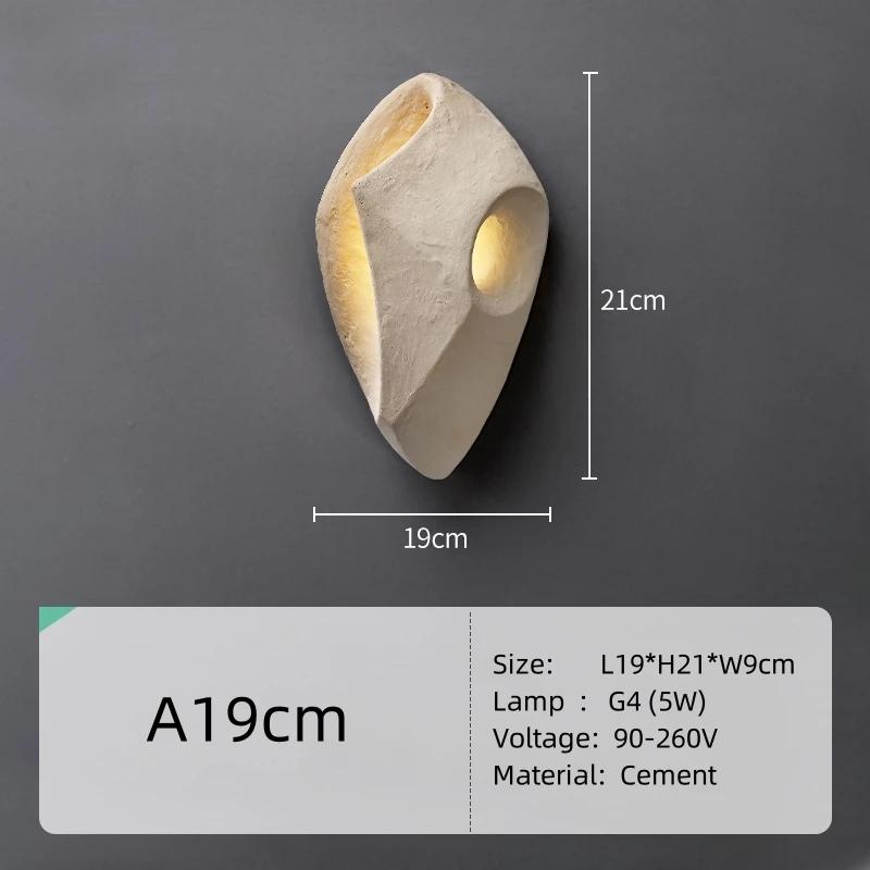 Retro LED Wall Lights, Designer, Villa, Cafe, Bar, Decorative Wall Lights, Nordic Art Style Cement Wall lamp 2025