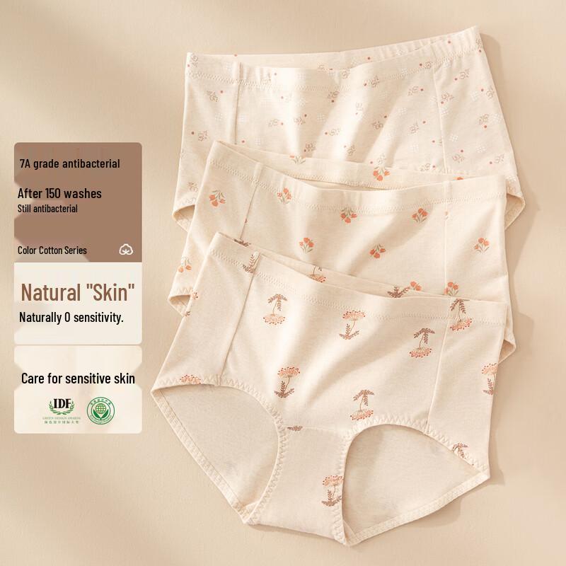 

Ding Guagua Women s Cotton Printed Briefs (3-Pack) XL (170)