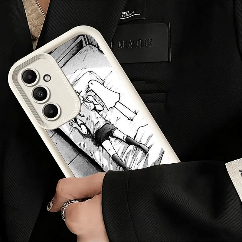 Phone Case for Samsung Galaxy S26 S25 Ultra S24 FE Oyasumi Punpun Anime Shell S23 Plus S22 + S21 S20 5G Soft Silicone Funda