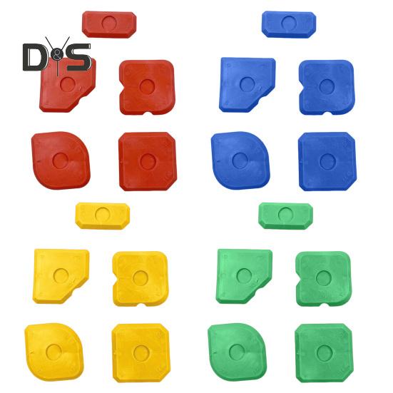 5 sztuk/zestaw silikonowych narzędzi do uszczelniania kuchni, łazienki, podłogi, okien, uszczelniaczy, narzędzi wykończeniowych, skrobaków do fug, wielokrotnego użytku, uszczelniaczy, narzędzi do wygładzania