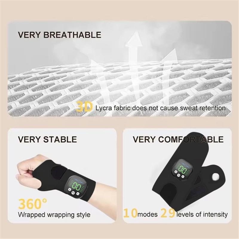 Portable Wrist Massage Strap Wrist Support Brace For Office Worker And Gamers With Quiet Operation