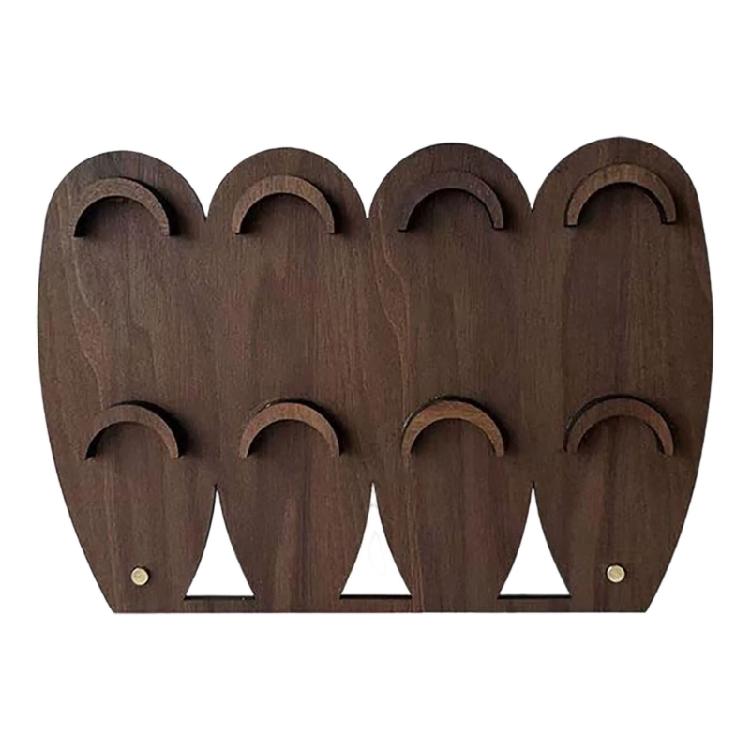 Bracelet Holder Jewelry Storage Case Bead Display Stand Jewelry Storage Rack Wood Texture Suitable for Home and Shop Use