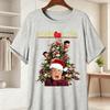 Unisexs  Womens 90s Alone Movie TShirt Kevin McCallister  Christmas Tree Holiday Party Casual Tee for Nostalgic Fans Clothing