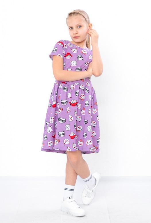 

Дитяча святкова сукня – Елегантний дизайн та дихаюча тканина, Літо, 6118-002-of HC 116 аметист