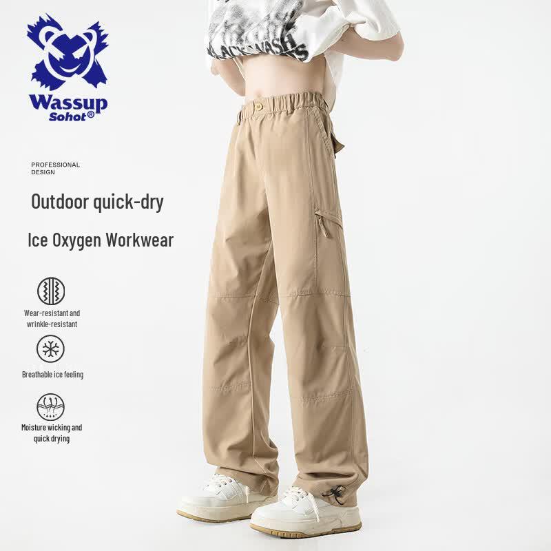 

Wassup Sohot Men s Loose Fit Straight Leg Cargo Pants 4XL