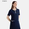 PORTS Women's Contrast Edge Midi Dress