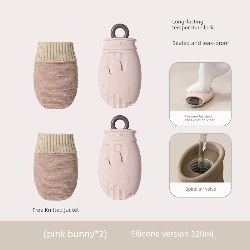 Silicone Hot Water Bottle for Pregnant Women during Childbirth, Small Size, Sealed, Explosion-Proof, Warm Stomach, Protect Neck, Gentle Warmth, Warm