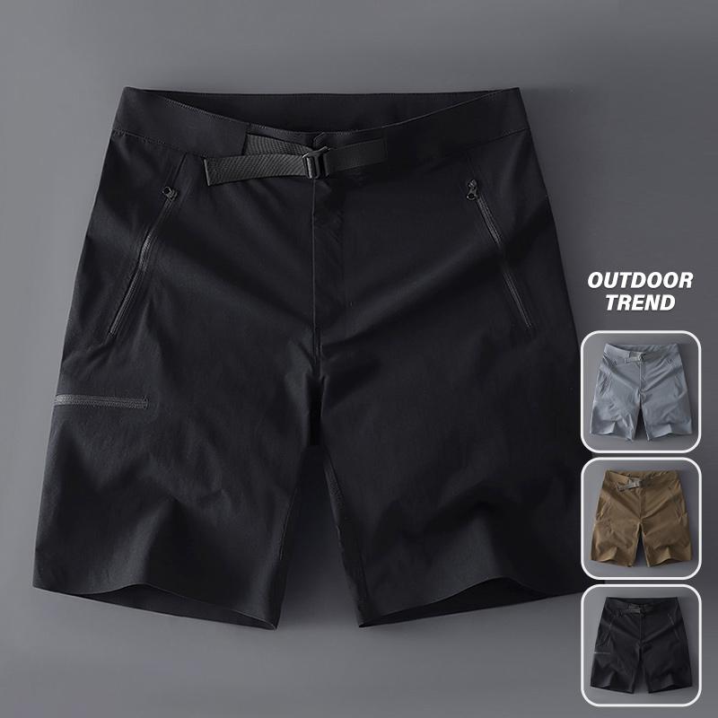 Pantaloni Corti Estivi Casual da Uomo Larghi a Gamba Dritta Cinque Quarti Pantaloncini Sportivi