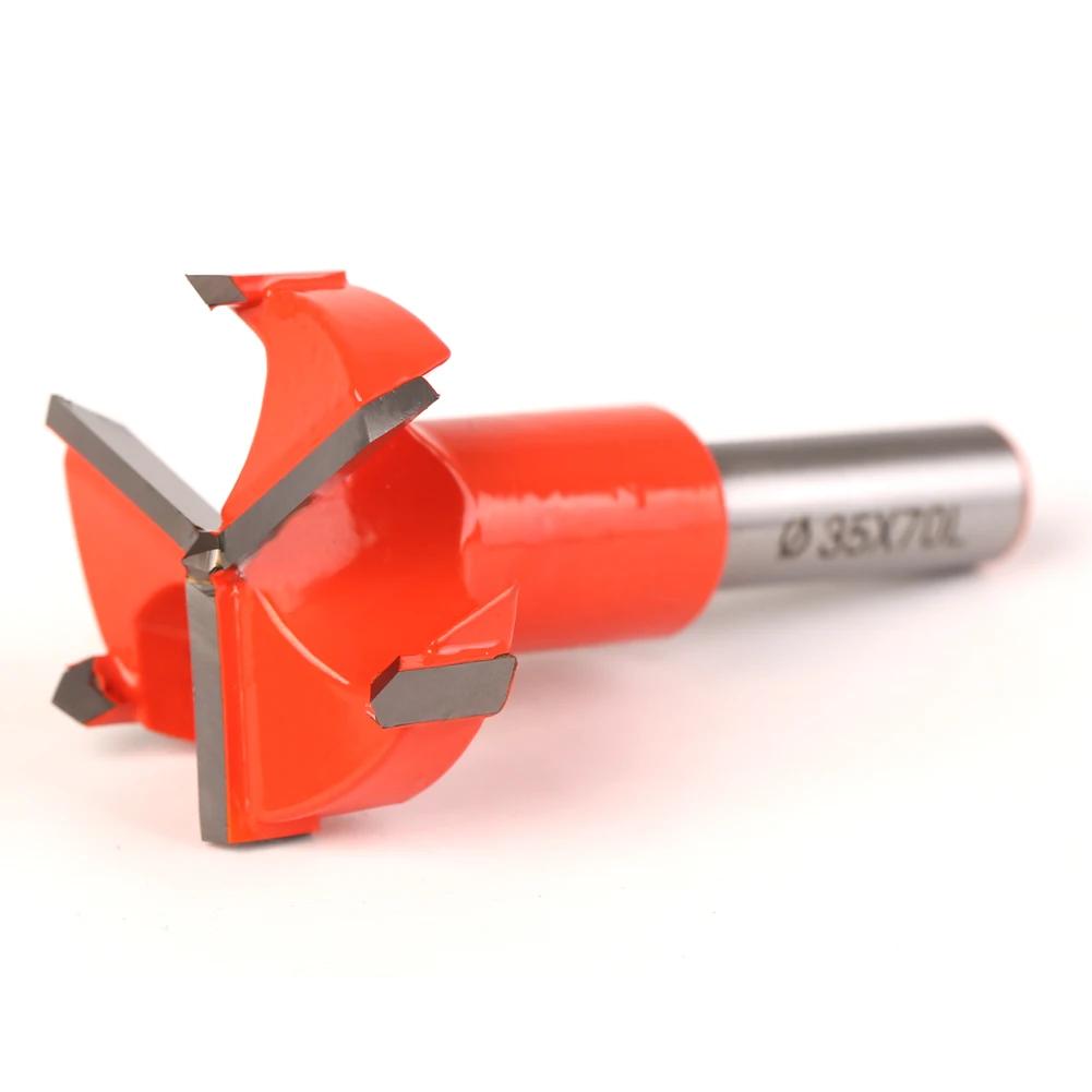 Three-blade Diameter Woodworking Machine Row Drill Forward Turn Reverse Alloy Woodworking Bit Openers 35-37mm Hinge Tungsten