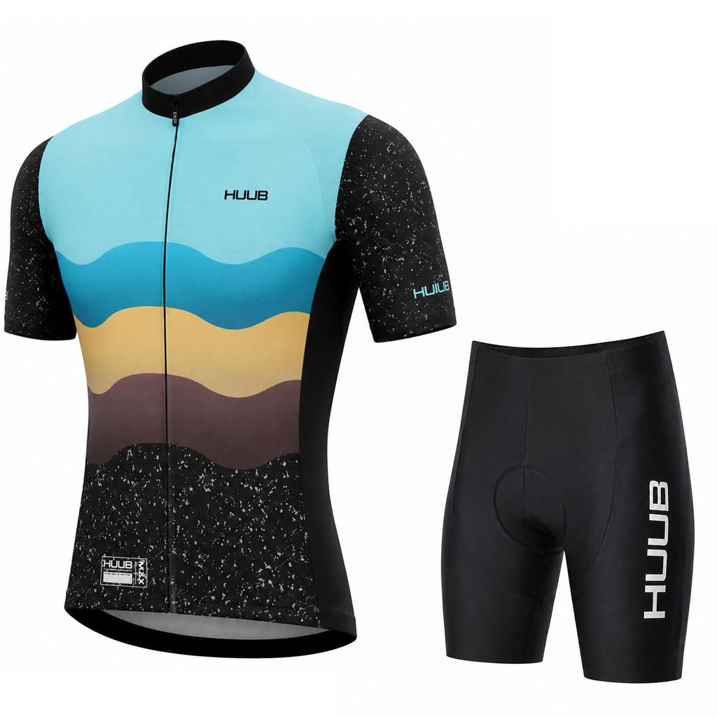 Short Sleeve Cycling Suit Men's Wear Moisture Wicking Road Mountain Bike