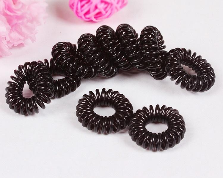 30 sztuk czarna elastyczna dziewczyna gumowe opaski do włosów opaski z pałąkiem na głowę liny