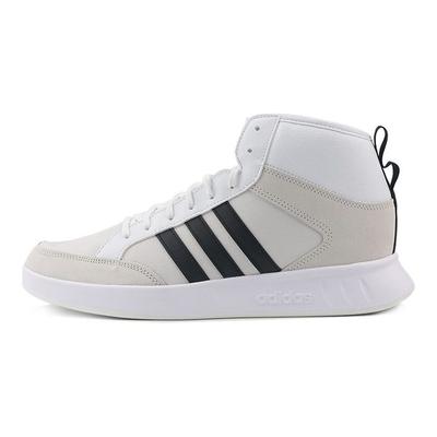 Court80s Mid Synthetic Leather Retro Casual Supportive Mid-Top Skate Shoes Unisex Sneakers White FY2732