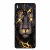 For  Iphon 14 Luxury Phone Case Apple Iphone14 Pro Pro Max Plus Black TPU Soft Cover Silicone Shield Animal Lions Tiger Bunper