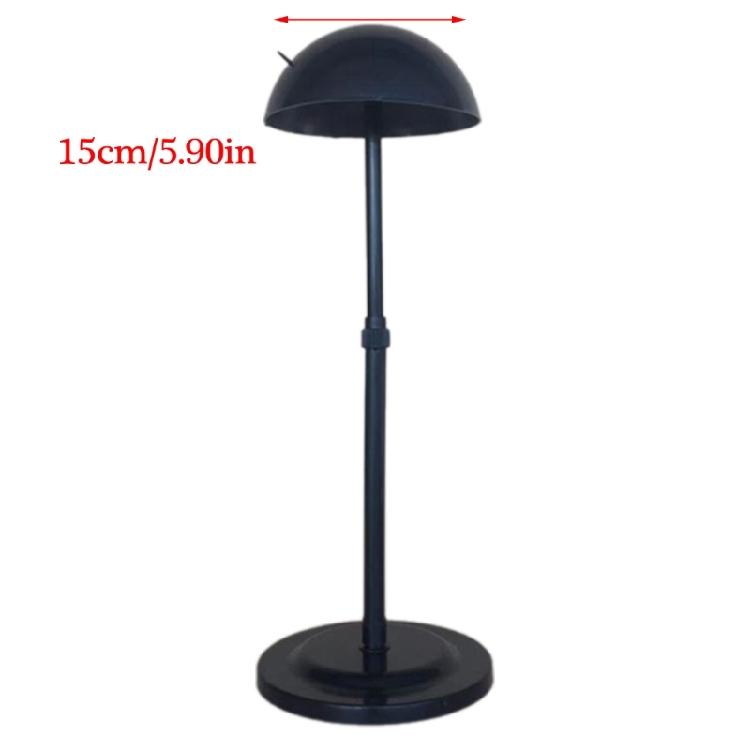 Lightweight Wig Stand Portable Wig Styling Organizer Wig Display Removable Hat Holder for Easy Travel and Storage