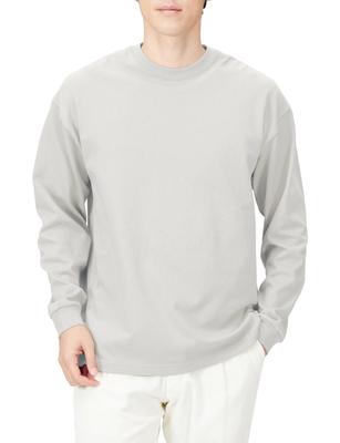Camiseta grande longa T polegada Frost Gray L [United Athlete] 9,1 oz (2.1 costela) [item]
