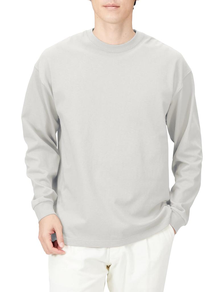 Velké dlouhé T-palcové tričko Frost Grey XL [United Athlete] 9,1 oz (2.1 žebro) [Položka]