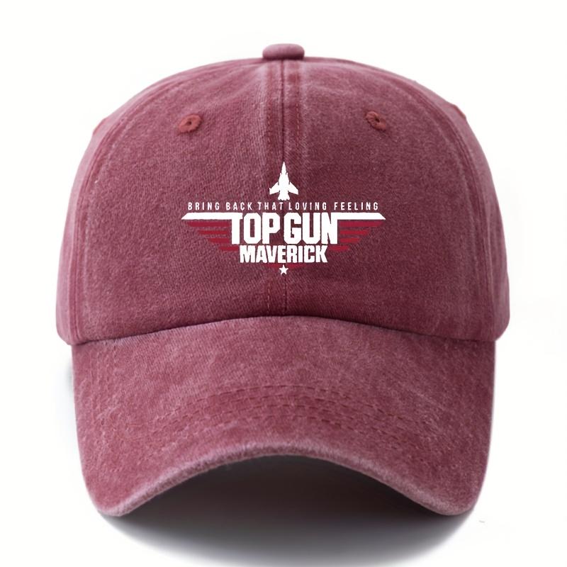 TOP GUN MAVERICK UnisexS Classic Vintage Baseball Cap Adjustable Hat with Curved Brim Casual Outdoor Sports