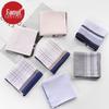 Free Shipping - Men's Nostalgic Checkered Sweat-Absorbent Handkerchief A1P60, 10-Pack