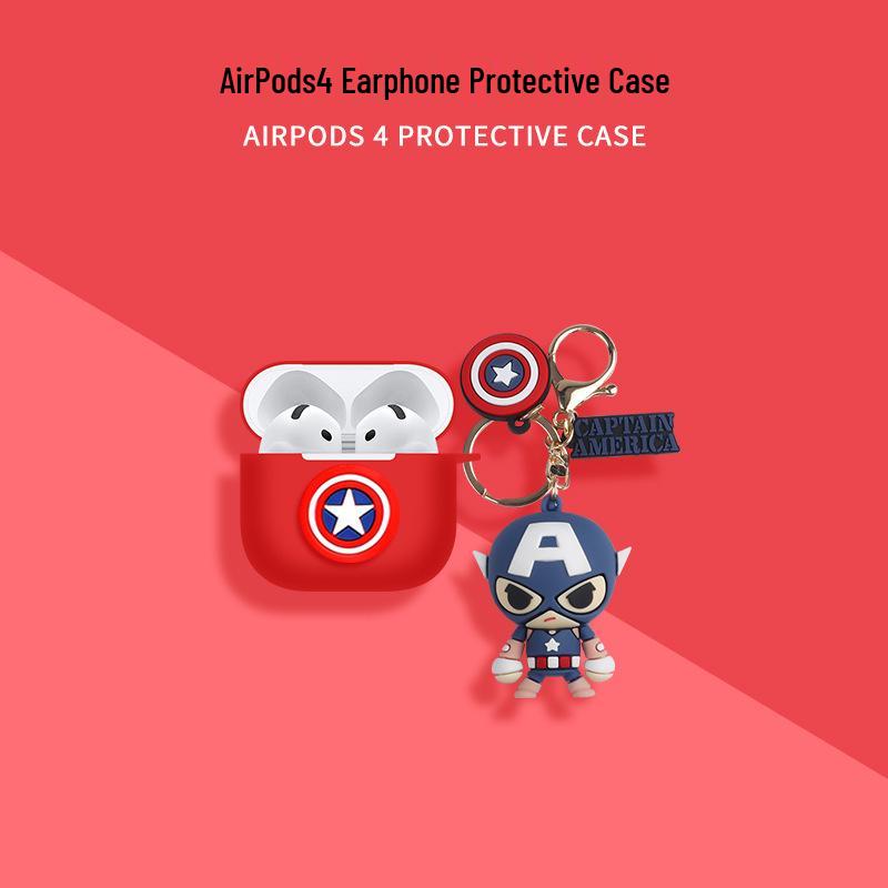 Compatible Soft Protective Case for AirPods Pro 2, AirPods 4, and AirPods 3 Earphones