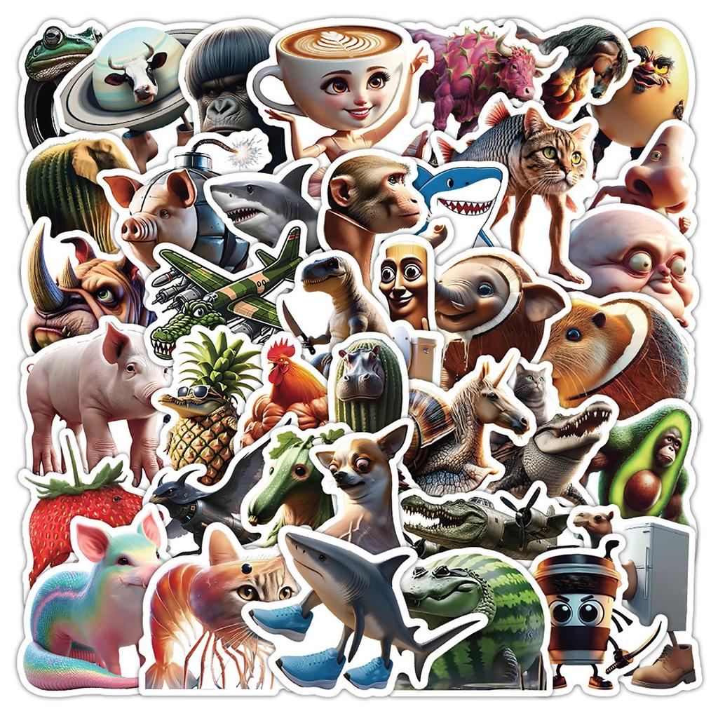 50Pieces Graffit Stickers To Decorate Laptop Luggage Stickers
