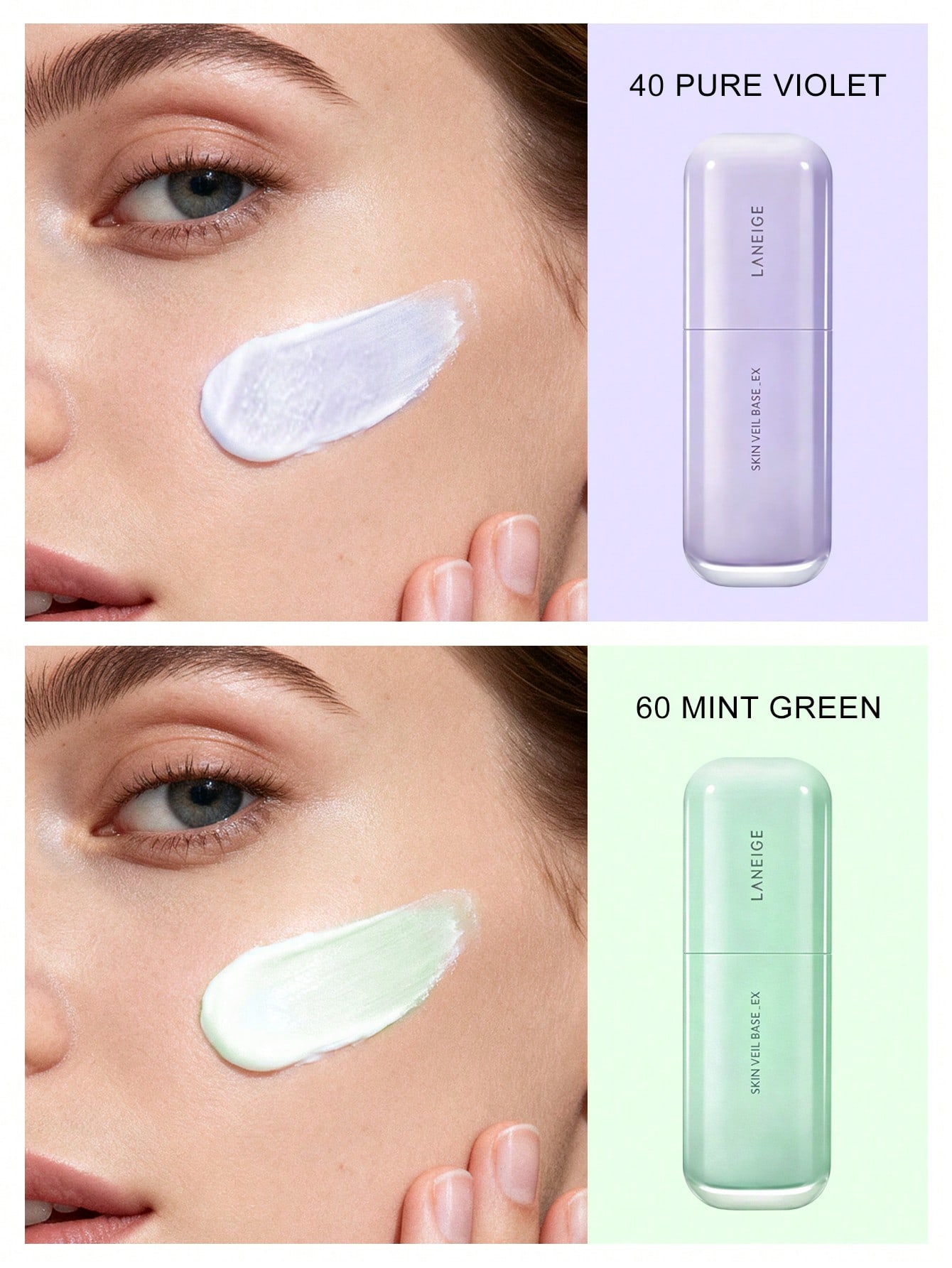Laneige Women's No 60 Mint Green Skin Veil Base Ex Spf28 In 30Ml - Image 6