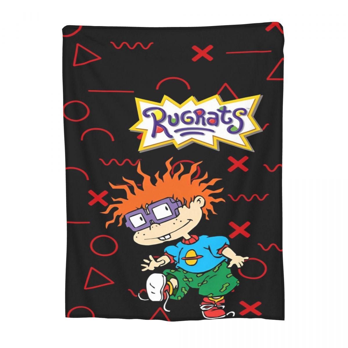 Multifunction Rugrat Reptar City Destroyer Child Cartoon Blanket Merch Room Decorative Throw Blanket Soft Coral Fleece Plush 130x150cm
