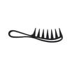 Shark Jumbo Wide Tooth Black Handle Grip Hair Comb Men Hairdressing Teeth Comb