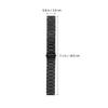 Stainless Steel Watch Band Premium Quality Compatible Venu Minimalist Elegant Watch Strap Replacement Black