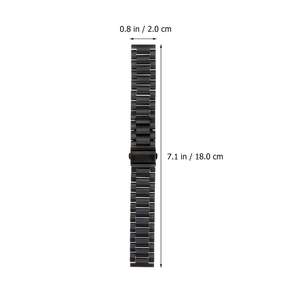 Stainless Steel Watch Band Premium Quality Compatible Venu Minimalist Elegant Watch Strap Replacement Black