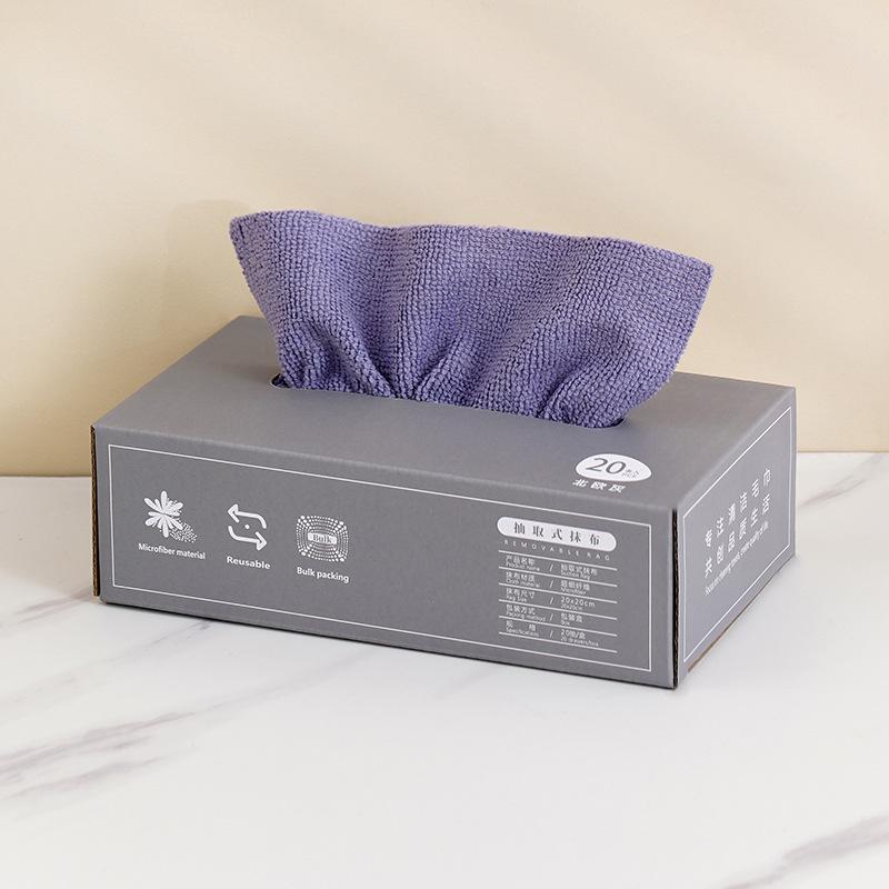 

Супермягкие салфетки из микрофибры для уборки - Высокоабсорбирующие многоразовые кухонные полотенца, быстросохнущие, вытягиваемые, многоцелевые кухонные полотенца Cut edge 20 * 20cm серый