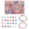 610Pcs/box Clay Beads Ceramic Beads For DIY Bracelet Necklace Jewelry Making Accessories