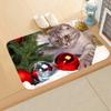 DoubleThe Holiday AtmosphereToThe Fullest Cute Animal Print Entrance Doormats Home Kitchen and Bathroom Non-slip Decorative Mats