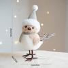 Cute Christmas Birds With Hat Scarf Christmas Decorations Xmas Tree Hanging Pendant Girl Angel Doll Navidad New Year Gifts Natal