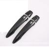 For Nissan JUKE F16   Luxurious Chrome Carbon Fiber Door Handle Covers Protector Stickers Car Decal Styling Accessories