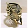 Handcrafted Showpiece of Dhokra Metal Art Fish Shaped Pen Stand for Home Decor | Table Decor | Gift