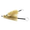 Mouthpiece Cleaning Brush 2 Pcs Wind Instrument Brown Natural Mane Brush for Saxophone Clarinet Trumpet Flute Accessories