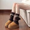 1 Pair Stretchy Fit Women's Leg Warmer Thickened Knit Knit Leg Sleeve  Jk Uniform Lolita Outfit