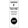 MUSIC NOMAD Diamond Coated Nut MN659 File, .046 inch,