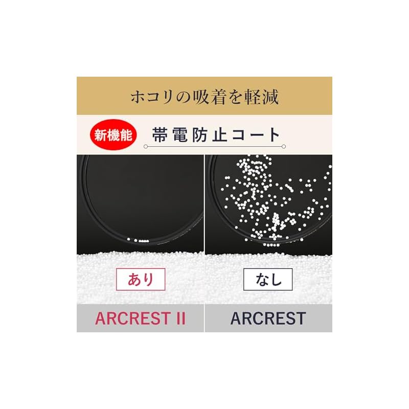 Nikon ARCREST II PROTECTION FILTER GOLD EDITION 77mm for ARCREST II interchangeable lenses, protective filter with anti-static coating, Gold Edition