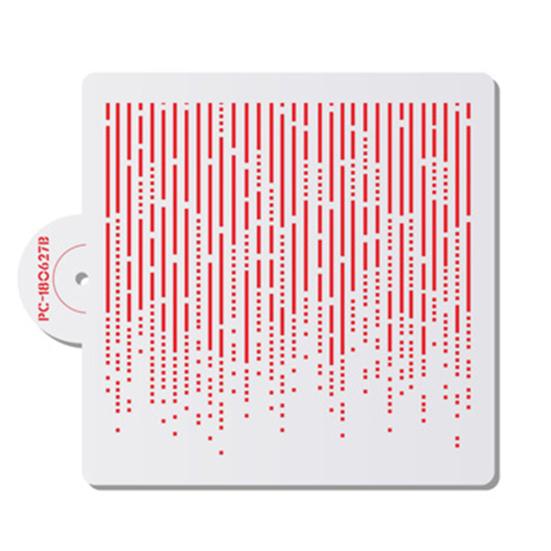 

Cake Stencil Pattern Dotted Line Ornamental PET Cake Boder Spray Template Cake Decorating 2