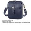 Women Travel Crossbody Bag Faux Leather Shoulder Bag with Adjustable Strap Messenger Bag Crossbody Purse for Cellphone Cards Keys