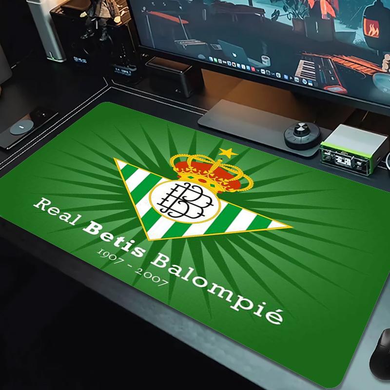 Real Betis stone Color Mouse Pad Large Gaming Table Cushion Non-slip Laptop Tablet Big Mousepad XXL Mat Mini PC Playmat With Lock edge