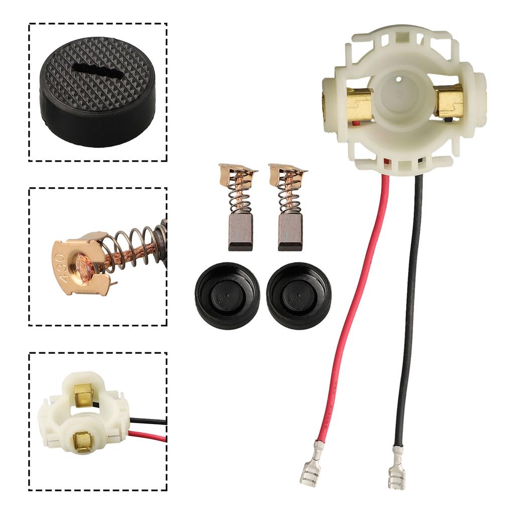 Newest CB430 BHP460 BHR200 BGA452 Carbon Brush + Bracket + Cap + Cover